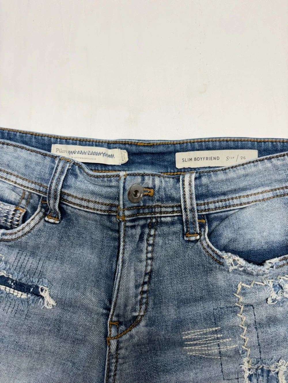 Pilcro Slim Boyfriend Jean Shorts — Anthropologie —
Size 26 - Picture 2 of 7